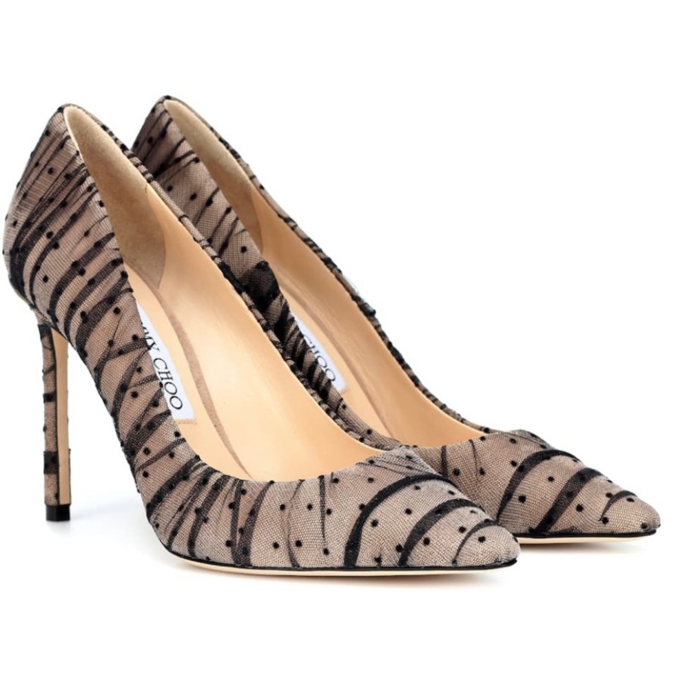 Jimmy Choo Romy 85 Dress Shoe- Authentic
